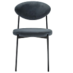 Стул металлический с мягкой спинкой и сиденьем из велюра Alfie Chair варинант исполнения - 5 | Loft Concept в Екатеринбурге