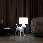 Лампа COLLECTION OF DOGS с абажуром Бультерьер варинант исполнения - 3 | Loft Concept в Екатеринбурге