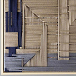 Аксессуар Геометрическая абстракция Figurative Beige Wall Hangings варинант исполнения - 1 | Loft Concept в Екатеринбурге