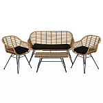 Кушетка плетеная из ротанга Wicker Сouch варинант исполнения - 5 | Loft Concept в Екатеринбурге