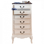 Комод высокий узкий с 6-ю ящиками Interiors Romance варинант исполнения - 1 | Loft Concept в Екатеринбурге