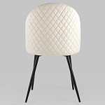 Мягкий стул в бежевом велюре Miruna Chair варинант исполнения - 4 | Loft Concept в Екатеринбурге