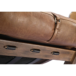 Двухместный диван Duncan винтажная коричневая кожа варинант исполнения - 3 | Loft Concept в Екатеринбурге