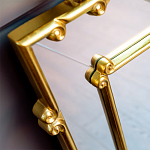 Зеркало прямоугольное Golden Classic Ornament Mirror варинант исполнения - 3 | Loft Concept в Екатеринбурге