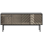 Длинная тумба с зеркальным декором Serena варинант исполнения - 5 | Loft Concept в Екатеринбурге