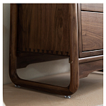 Вешалка деревянная с 2- мя ящиками Moon Walnut Furniture варинант исполнения - 10 | Loft Concept в Екатеринбурге