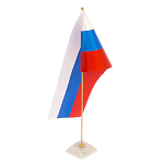 Флагшток на подставке из натурального камня Stone Flagpole варинант исполнения - 1 | Loft Concept в Екатеринбурге