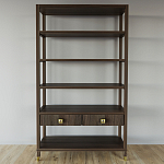 Стеллаж с двумя ящиками Elsa Dreams Walnut варинант исполнения - 4 | Loft Concept в Екатеринбурге