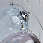 Люстра каскадная с 9-ю разноцветными стеклянными плафонами Kaleido варинант исполнения - 11 | Loft Concept в Екатеринбурге