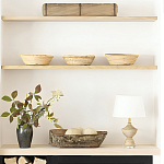 Настольная лампа деревянная с белым абажуром Wooden Table Lamp варинант исполнения - 6 | Loft Concept в Екатеринбурге