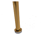 Стул велюровый хаки на золотистых металлических ножках Vendramin Chair варинант исполнения - 6 | Loft Concept в Екатеринбурге