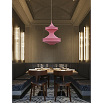 Подвесной вязаный розовый светильник «Моника» варинант исполнения - 2 | Loft Concept в Екатеринбурге