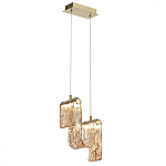 Подвесной светильник волнистой формы из фактурного стекла Wave варинант исполнения - 3 | Loft Concept в Екатеринбурге