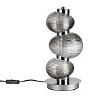 Настольная лампа с 3-мя рифлеными стеклянными шарами Marcelh Light варинант исполнения - 5 | Loft Concept в Екатеринбурге