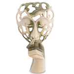 Маска ручной работы деревянная резная Beauty Mask варинант исполнения - 1 | Loft Concept в Екатеринбурге