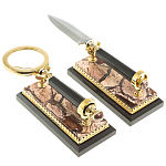 Настольный письменный набор из яшмы Manager Organizer варинант исполнения - 9 | Loft Concept в Екатеринбурге