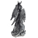 Часы в виде дракона Silver Dragon Clock варинант исполнения - 2 | Loft Concept в Екатеринбурге