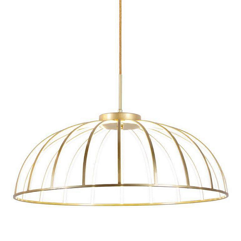 Подвесной светильник Brass Modern FRITURE VERTIGO PENDANT  Матовая латунь Белый в Екатеринбурге | Loft Concept 