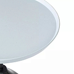 Кофейный столик с круглой столешницей и мраморным основанием Steel Reliability варинант исполнения - 4 | Loft Concept в Екатеринбурге