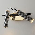 Бра с двумя цилиндрическими плафонами на магнитном креплении Bronze Concert варинант исполнения - 1 | Loft Concept в Екатеринбурге