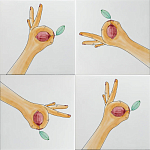 Плитка дизайнерская с рисунком Лимон варинант исполнения - 1 | Loft Concept в Екатеринбурге