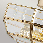 Потолочный светильник шестигранной формы с прозрачными стеклянным плафоном Elstead Lighting варинант исполнения - 12 | Loft Concept в Екатеринбурге