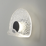 Бра из текстурированного прозрачного стекла с изогнутым краем Textured Glass  варинант исполнения - 2 | Loft Concept в Екатеринбурге