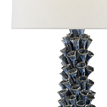 Настольная лампа с корпусом из цветков колокольчика Cascade of Blue Flowers варинант исполнения - 1 | Loft Concept в Екатеринбурге