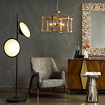 Торшер черный с 2-мя большими лампами Black Diffusers варинант исполнения - 3 | Loft Concept в Екатеринбурге