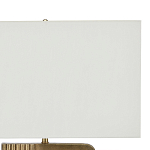 Настольная лампа с прямоугольным белым абажуром Skillful Face варинант исполнения - 2 | Loft Concept в Екатеринбурге