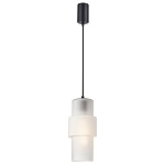 Подвесной светильник со стеклянным рифленым плафоном цилиндрической формы Eliara 13 варинант исполнения - 6 | Loft Concept в Екатеринбурге