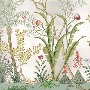 Обои ручная роспись Sans Soucis Mauve Silver