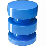 Столик приставной фигурный синий Curly Blue Table варинант исполнения - 1 | Loft Concept в Екатеринбурге