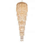 Люстра многоярусная каскадная с хрустальными подвесками Roul Crystal Light варинант исполнения - 5 | Loft Concept в Екатеринбурге