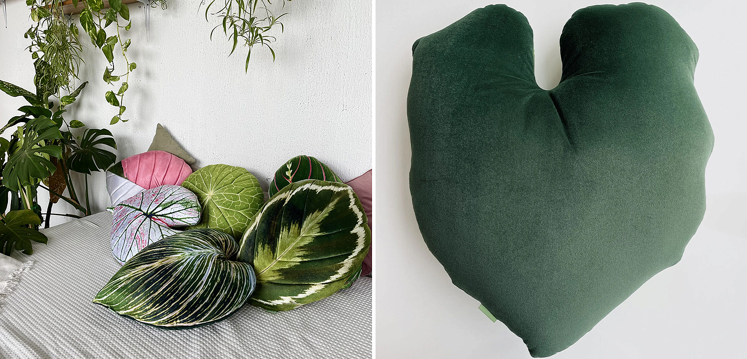 Декоративная подушка Botanical Cushion Philodendron Декоративная подушка Botanical Cushion Philodendron - Loft-Concept в Екатеринбурге