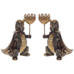 Подсвечник в виде дракона Dragon candlestick Green Gold Brown L or R варинант исполнения - 7 | Loft Concept в Екатеринбурге