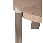 Столик журнальный круглый со светлым шпоном Light Veneer Table варинант исполнения - 6 | Loft Concept в Екатеринбурге