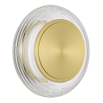 Бра круглое золото/прозрачный Plumpness LED 7 варинант исполнения - 2 | Loft Concept в Екатеринбурге