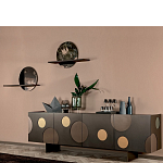 Дизайнерский комод с декором в виде круглых элементов на фасаде Matisse варинант исполнения - 4 | Loft Concept в Екатеринбурге