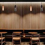 Подвесной светильник с рифленым стеклянным плафоном цилиндрической формы ARTICOLO варинант исполнения - 5 | Loft Concept в Екатеринбурге