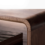 Кофейный стол из дерева с ящиком и нишей для хранения Coffee Walnut Table варинант исполнения - 6 | Loft Concept в Екатеринбурге