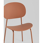 Стул Edie пластик коричневый варинант исполнения - 2 | Loft Concept в Екатеринбурге