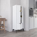 Комод белый с 4-мя дверцами на металлических ножках SPARK MULTIPURPOSE CABINET WHITE варинант исполнения - 7 | Loft Concept в Екатеринбурге