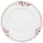 Сервиз столовый из фарфора белый с цветочным принтом на 6 персон 23 предмета Flower Porcelain Collection варинант исполнения - 3 | Loft Concept в Екатеринбурге