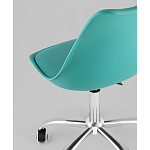 Офисный стул на металлическом основании EGGERY Blue пластик варинант исполнения - 3 | Loft Concept в Екатеринбурге