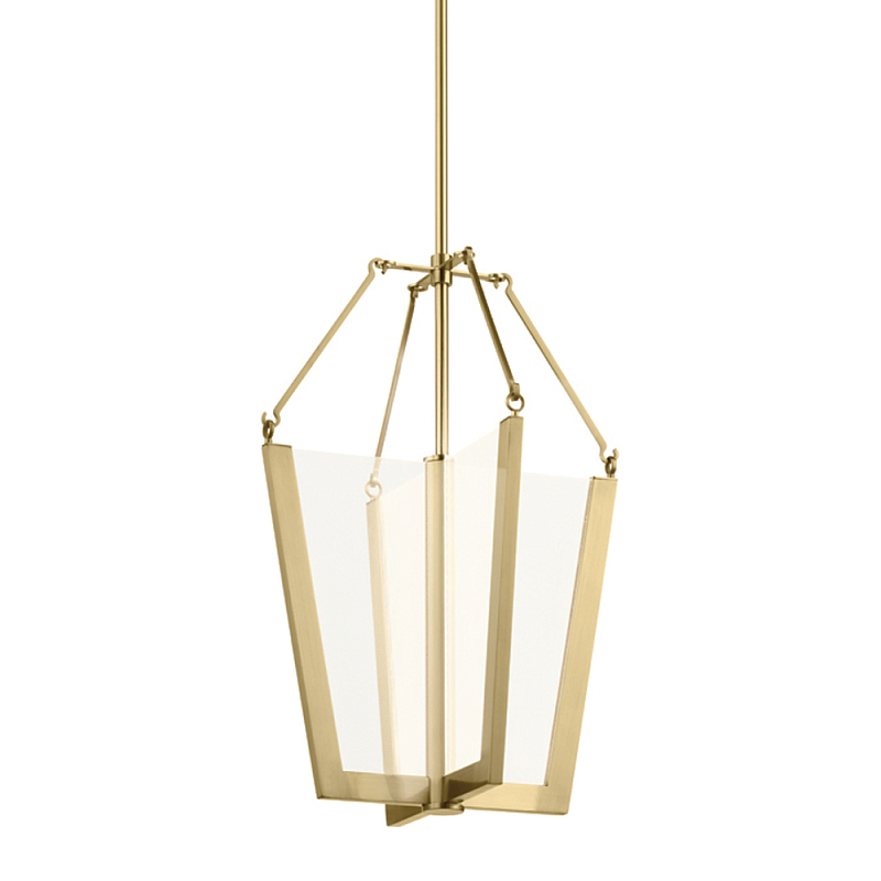  Подвесной светильник золотого цвета в форме фонаря Kichler Золотой в Екатеринбурге | Loft Concept 