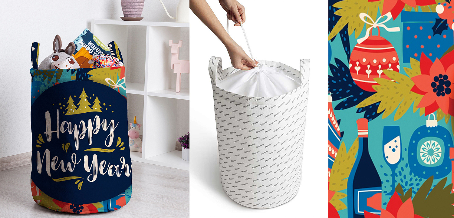 Корзина Happy New Year Basket Корзина Happy New Year Basket - Loft-Concept в Екатеринбурге
