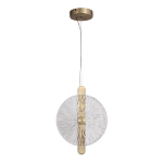 Подвесной светильник с круглым стеклянным плафоном Gingham варинант исполнения - 5 | Loft Concept в Екатеринбурге