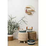 Корзина для хранения с ручками Interlacement Green  варинант исполнения - 6 | Loft Concept в Екатеринбурге