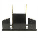 Настольный письменный набор из мрамора и змеевика с гербом России Marble Accessory варинант исполнения - 4 | Loft Concept в Екатеринбурге